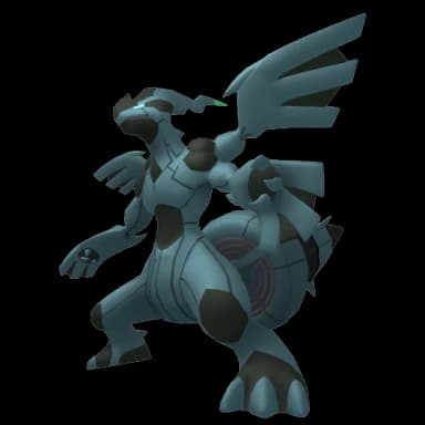 Pokémon HOME Shiny Zekrom sprite