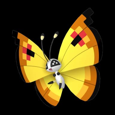 Pokémon HOME Shiny Vivillon (Continental Pattern) sprite