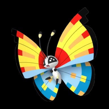 Pokémon HOME Shiny Vivillon (Motivo Océano) sprite