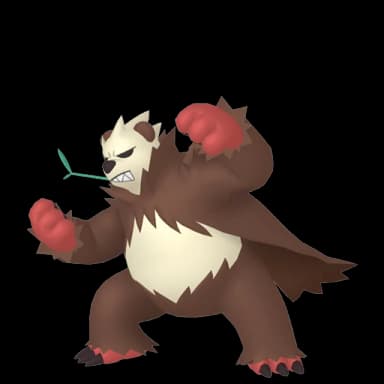 Pokémon HOME Shiny Pandagro sprite