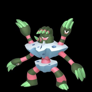 Pokémon HOME Shiny Barbaracle sprite