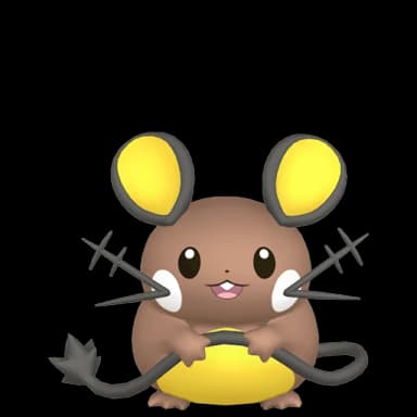 Pokémon HOME Shiny Dedenne sprite