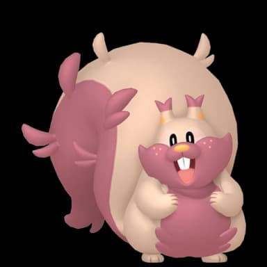 Pokémon HOME Shiny Greedent sprite
