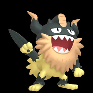 Pokémon HOME Shiny Mauzinger sprite
