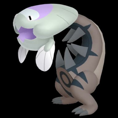 Pokémon HOME Shiny Pescragon sprite