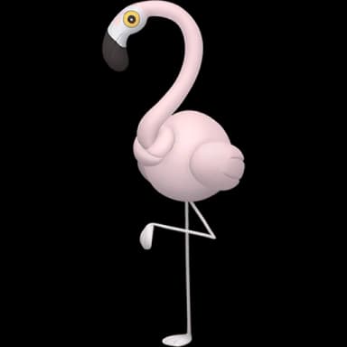 Pokémon HOME Shiny Flamigo sprite