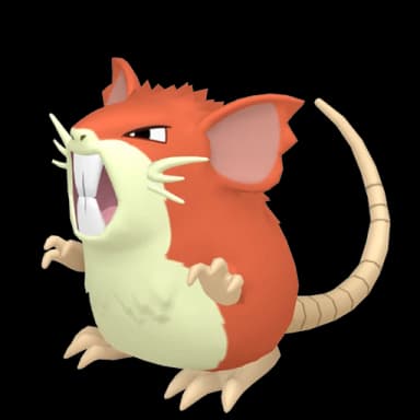 Pokémon HOME Shiny Raticate ♀ sprite