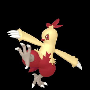 Pokémon HOME Shiny Combusken ♀ sprite
