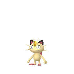 Pokémon GO Shiny Meowth Sombroso sprite 