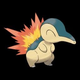 Official artwork of Cyndaquil