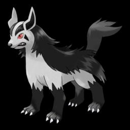 Official artwork of Mightyena