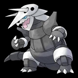 Official artwork of Shadow Aggron