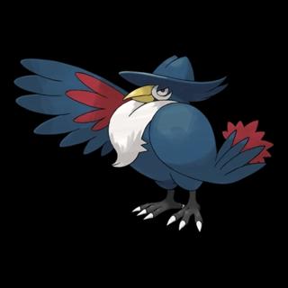 Official artwork of Shadow Honchkrow