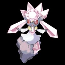 Official artwork of Diancie