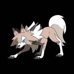 Official artwork of Lycanroc