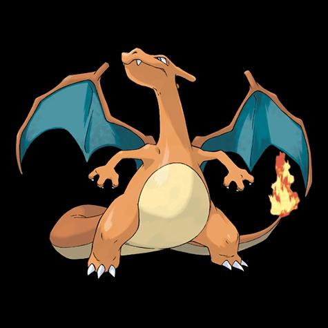 Official artwork of Charizard Sombroso
