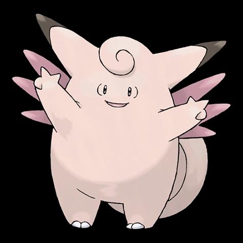 Official artwork of Clefable