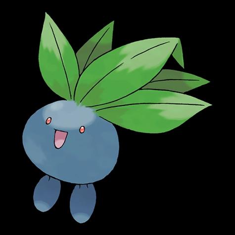 Official artwork of Oddish oscuro