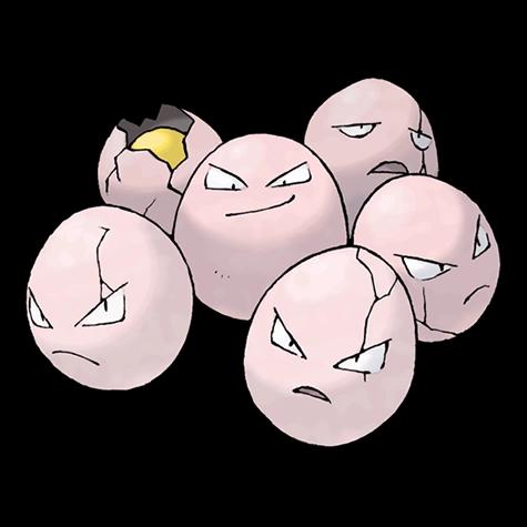 Official artwork of Exeggcute