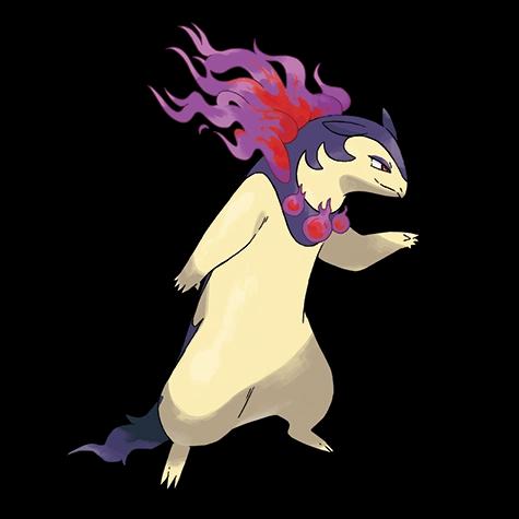 Official artwork of Hisuian Typhlosion