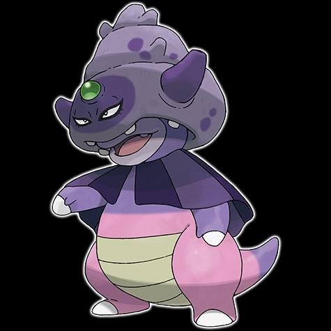 Official artwork of Galarian Shadow Slowking