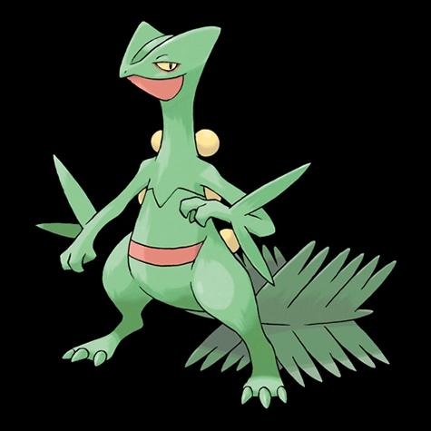 Official artwork of Sceptile