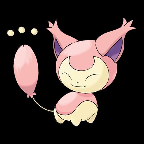 Official artwork of Skitty