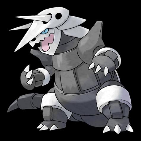 Official artwork of Aggron oscuro