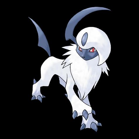 Official artwork of Shadow Absol