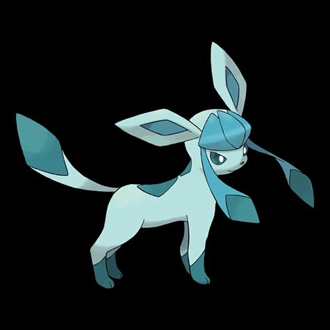 Official artwork of Glaceon