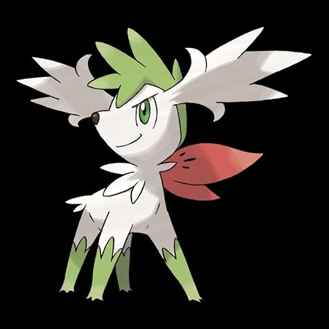 Official artwork of Sky Forme Shaymin