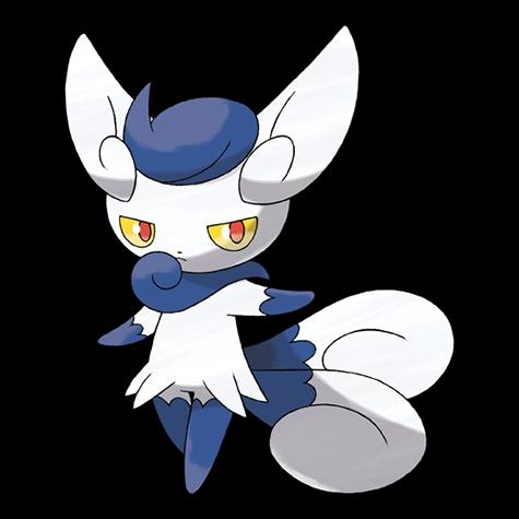 Official artwork of Meowstic (Female)