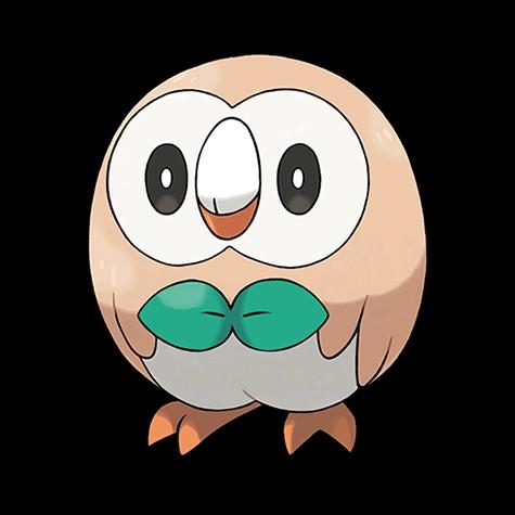 Official artwork of Rowlet