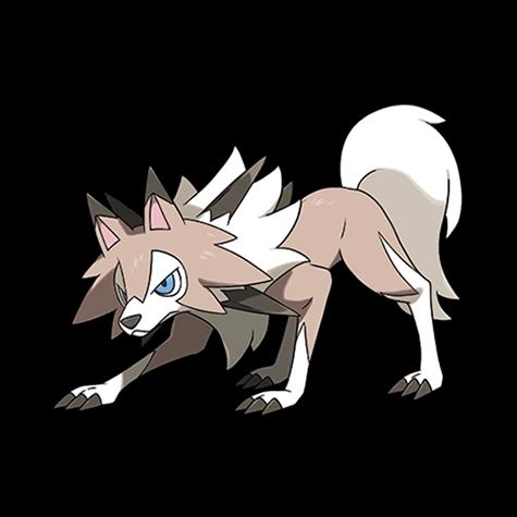 Official artwork of Lycanroc (Midday Form)
