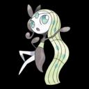 Official artwork of Aria Forme Meloetta
