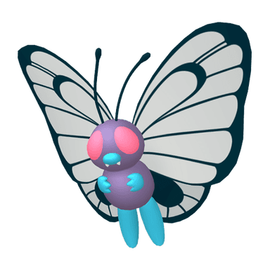 Pokémon HOME Butterfree ♀ sprite 