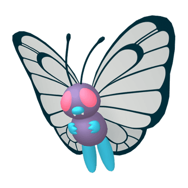 Pokémon HOME Butterfree sprite 