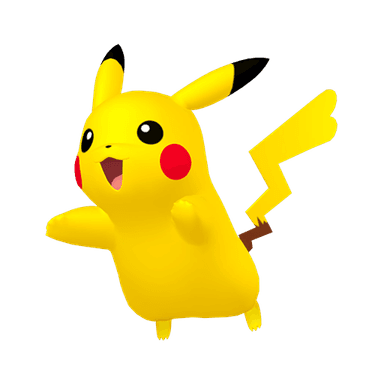 Pokémon HOME Pikachu ♀ sprite 