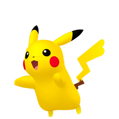 Pokémon HOME Pikachu ♀ sprite 