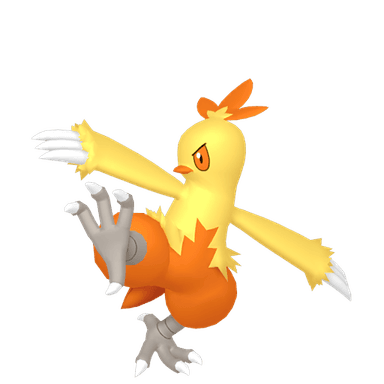 Pokémon HOME Shadow Combusken ♀ sprite 