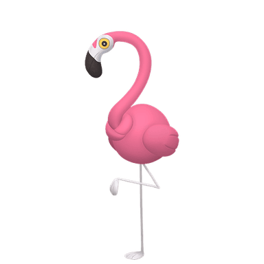 Pokémon HOME Flamigo sprite