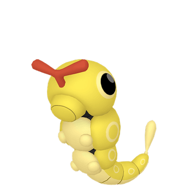 Pokémon HOME Shiny Raupy sprite 