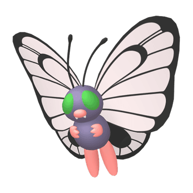 Pokémon HOME Shiny Butterfree ♀ sprite 