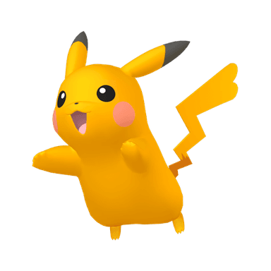 Pokémon HOME Shiny Pikachu ♀ sprite 