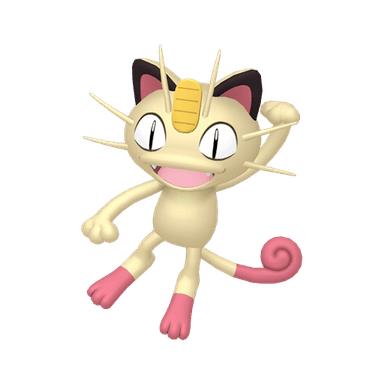Pokémon HOME Shiny Shadow Meowth sprite 