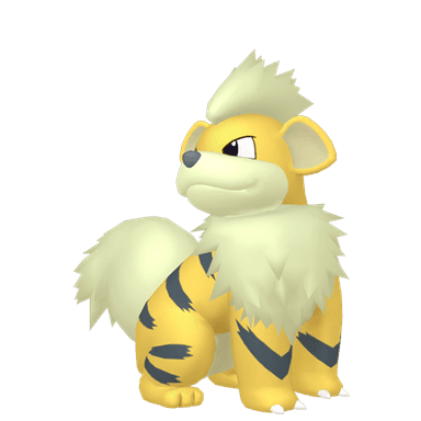 Pokémon HOME Shiny Shadow Growlithe sprite 