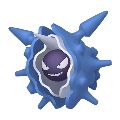 Pokémon HOME Shiny Cloyster sprite 