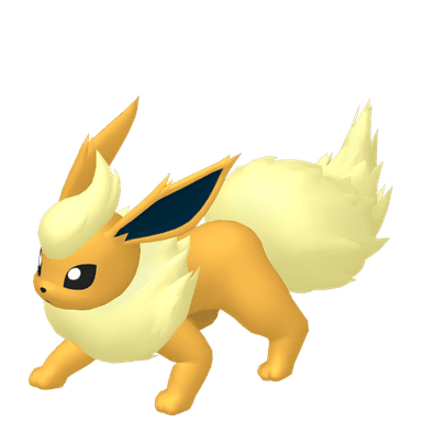 Pokémon HOME Shiny Flareon sprite 