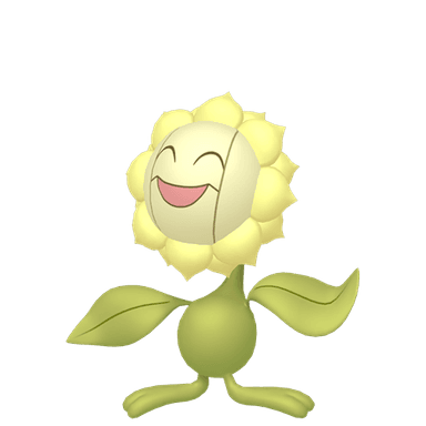 Pokémon HOME Shiny Sunflora sprite 
