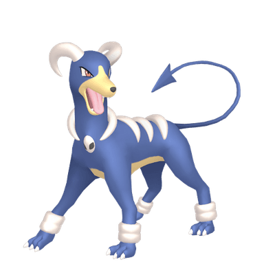 Pokémon HOME Shiny Shadow Houndoom ♀ sprite 